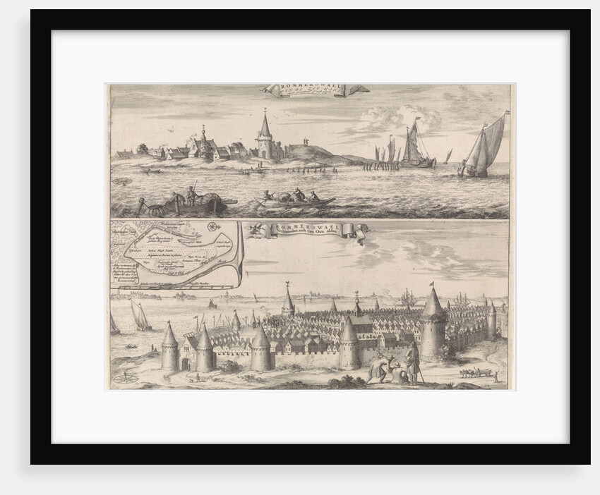 Reimerswaal in past and present times by Abraham van Someren