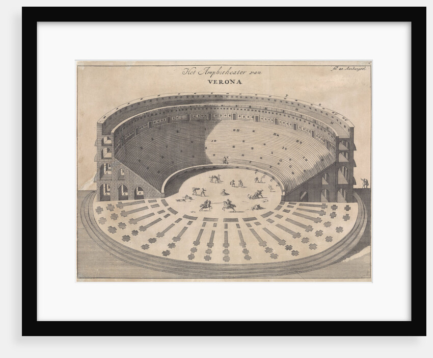 Amphitheater in Verona, Italy by Jan Claesz ten Hoorn