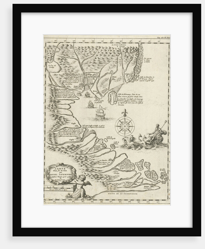 Map of Tonquin by Jan Luyken