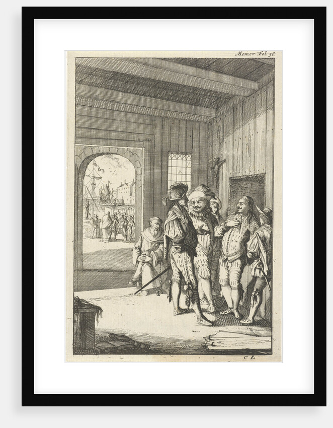 Don Ferdinando de Valenzuela is discovered in his hideout by Willem Broedelet