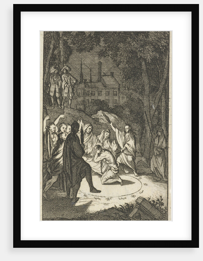 Simon, the lovelorn cook, the fortune teller by Pieter van Rijschooten