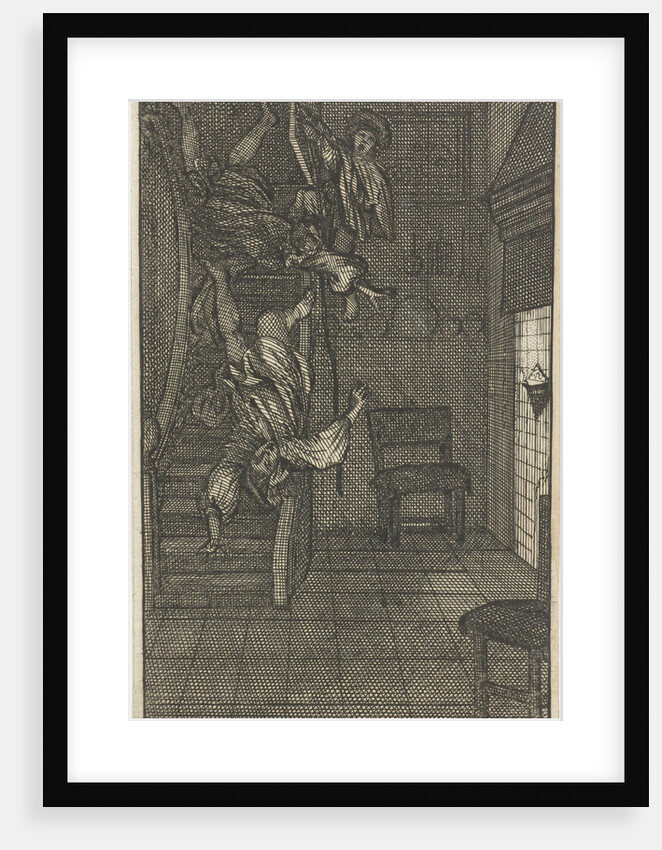 Mirandor's mistress, the Marquise, discovers her lover by Pieter van Rijschooten