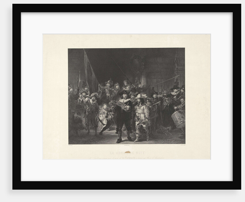 Nightwatch, Adolphe Mouilleron, Rembrandt Harmensz. van Rijn by Frans Buffa en Zonen