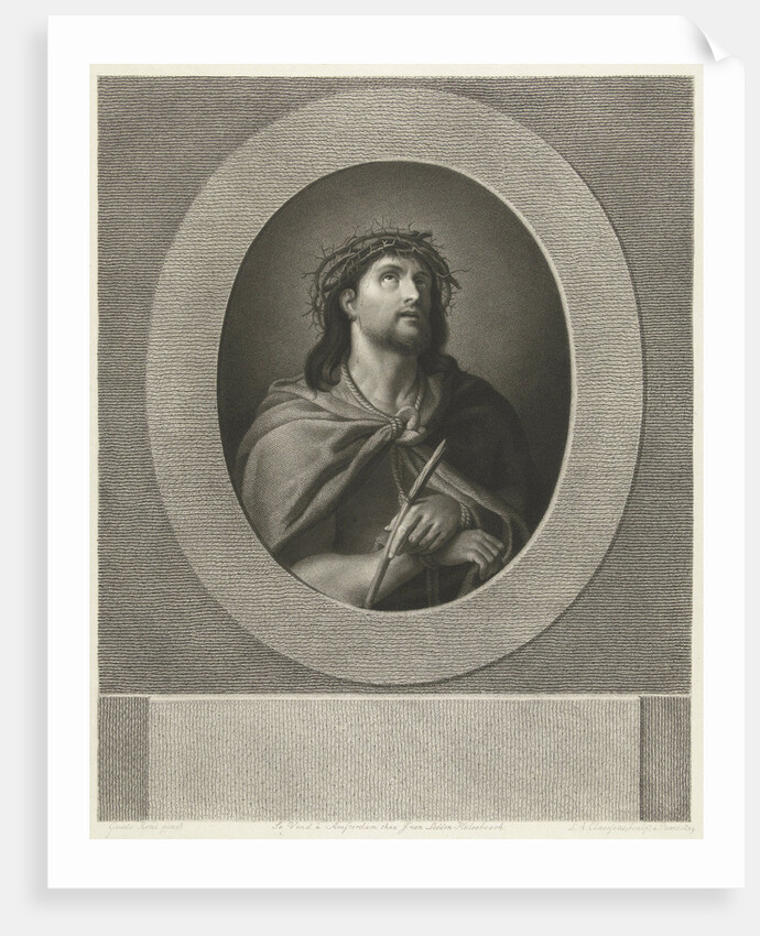 Christ handcuffed and wearing crown of thorns by J. van Ledden Hulsebosch