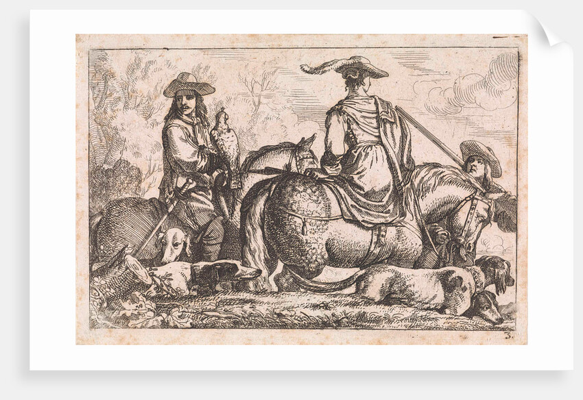 Falconry by Jan Baptist de Wael