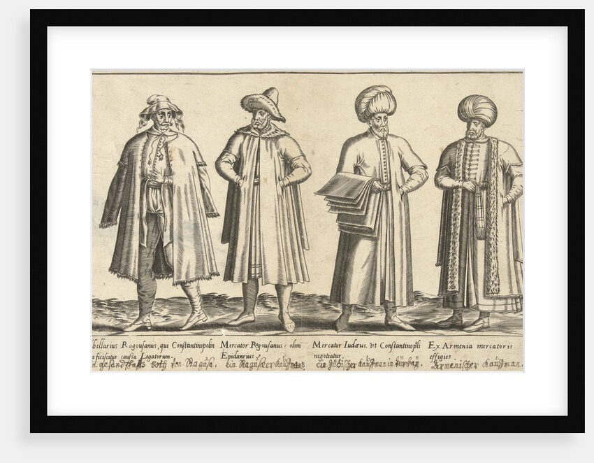 Apparel merchants in Constantinople around 1580 Istanbul Turkey by Joos de Bosscher