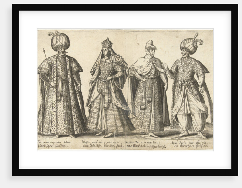 Dress of the Ottoman court around 1580 by Joos de Bosscher