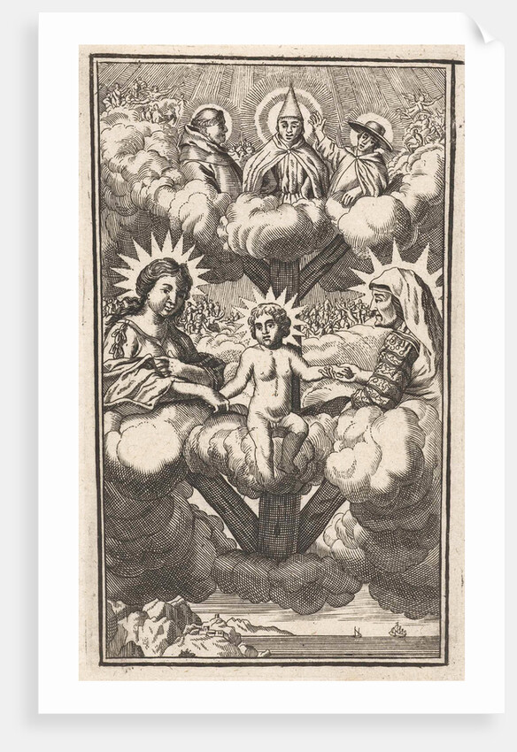 The Virgin and Child with St. Anne by Philip Verbeek