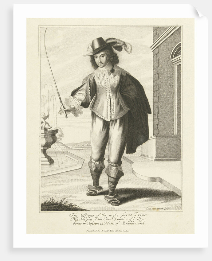 Portrait of Maurits van de Paltz by W. Scott