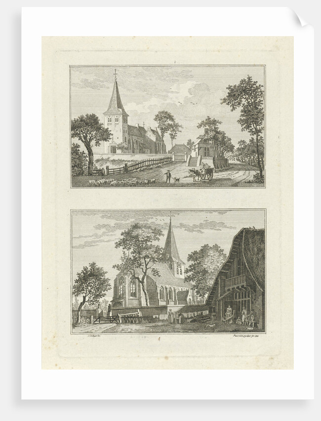 Views of Hanselaer and Appeldorn 1746 by Paulus van Liender