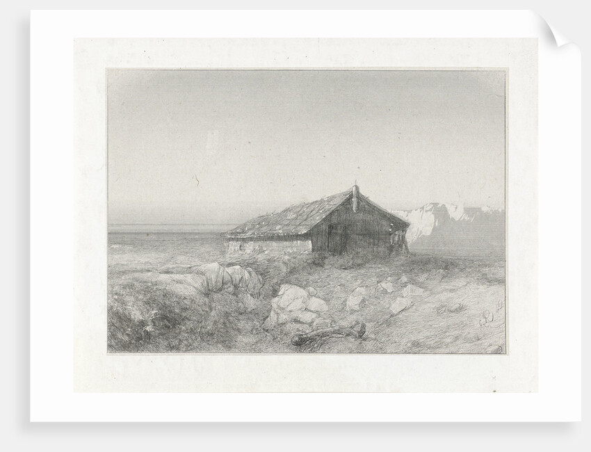 Plain with a hut by Charles Rochussen