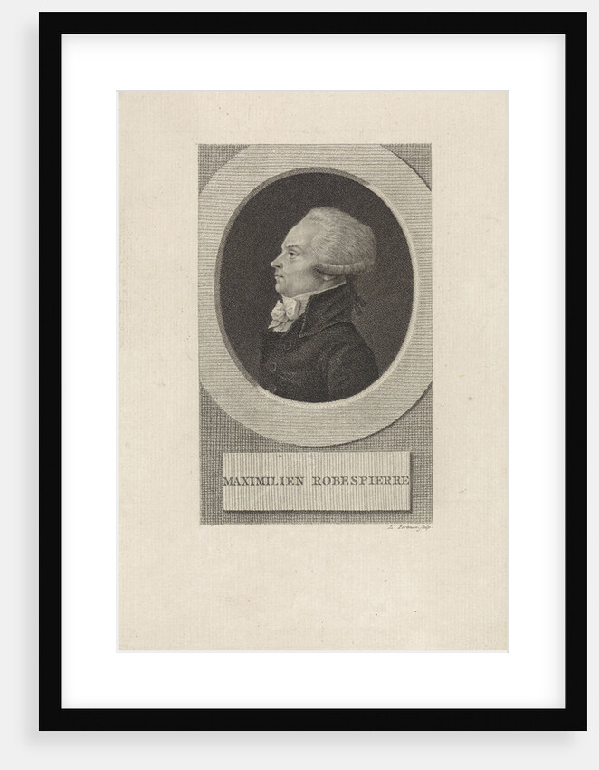 Portrait of the French lawyer Maximilien Marie Isidore de Robespierre by Ludwig Gottlieb Portman