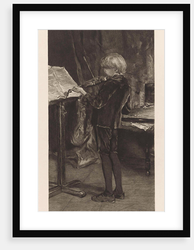 Young violin player by Willem Steelink I