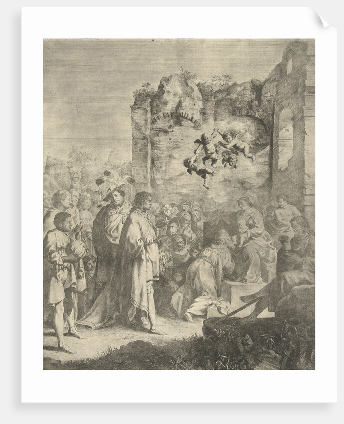 Adoration of the Magi by Cornelis van Poelenburch