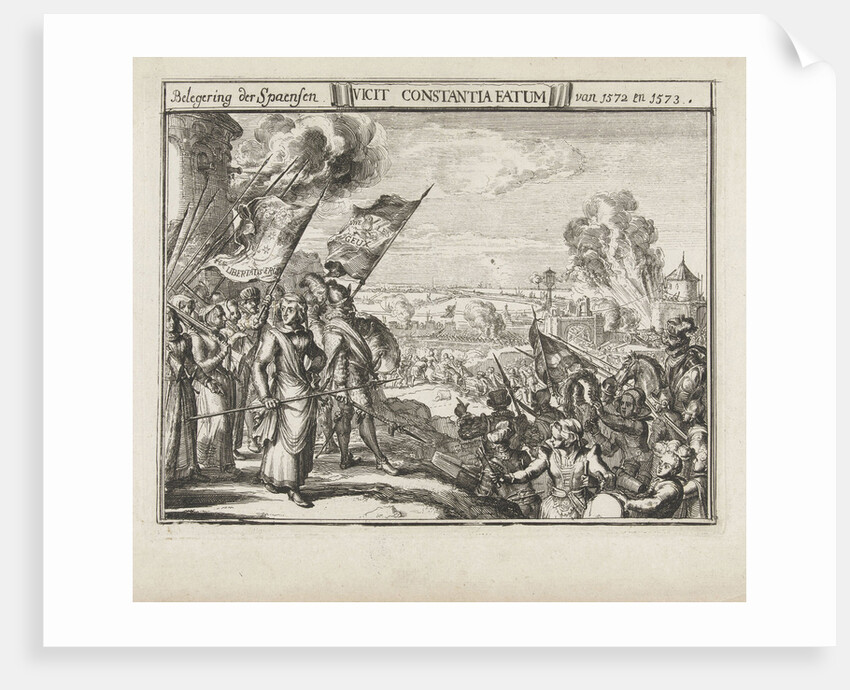 Plankenau Hasselaer on the Haarlem ramparts by Romeyn de Hooghe