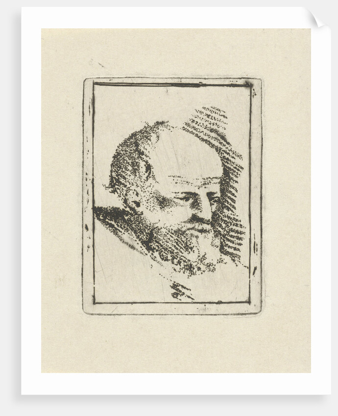 Head of an Old Man by Simon Klapmuts