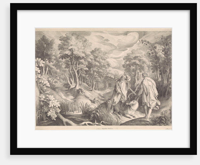 Balaam and the angel by Gerard Valck