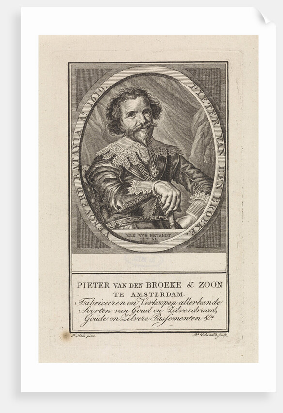 Portrait of businessman and governor Pieter van den Broecke by Frans Hals