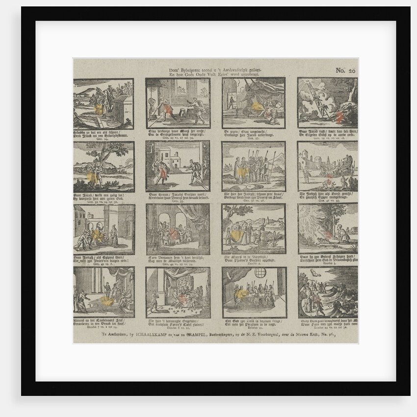 Biblical print by Anonymous