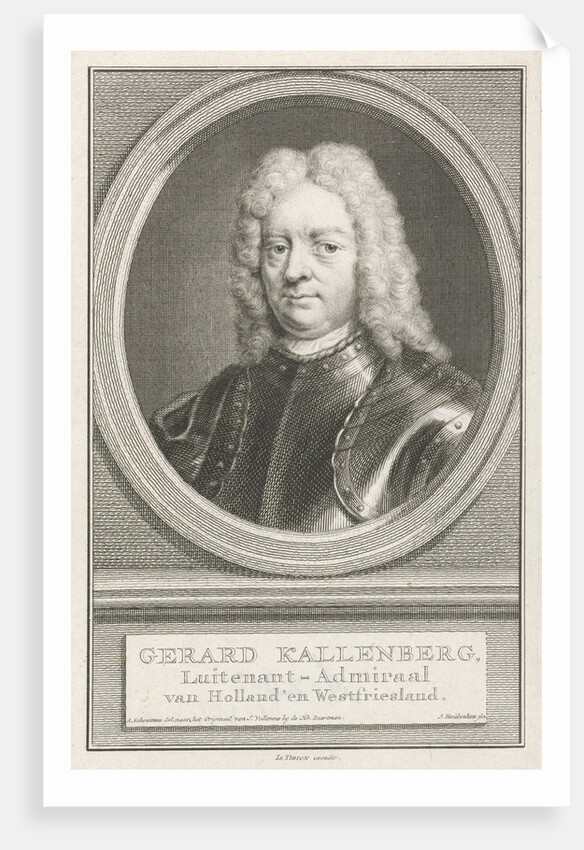 Portrait of Gerard Callenburgh by Isaak Tirion