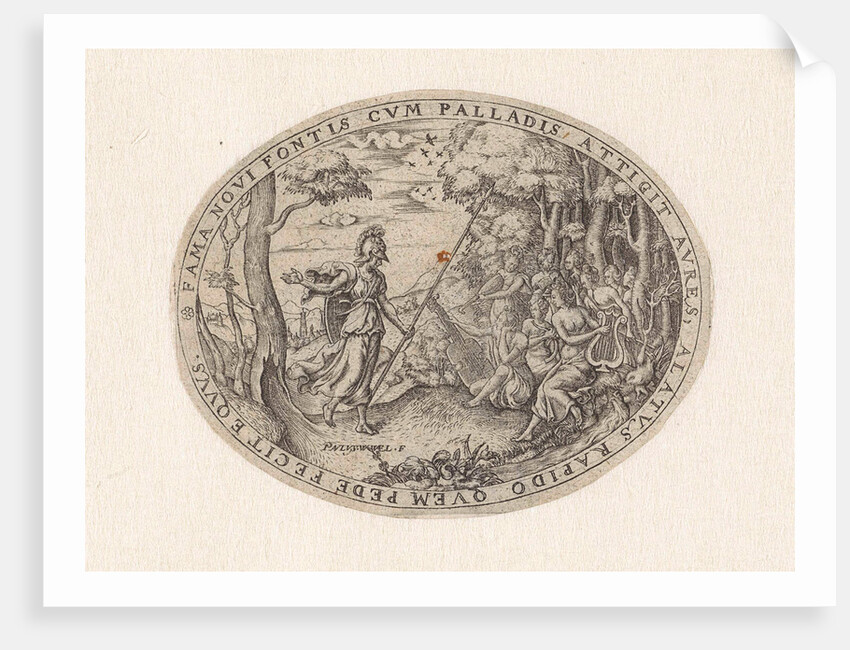 Minerva visits the Muses on Parnassus by Paulus van Wtewael