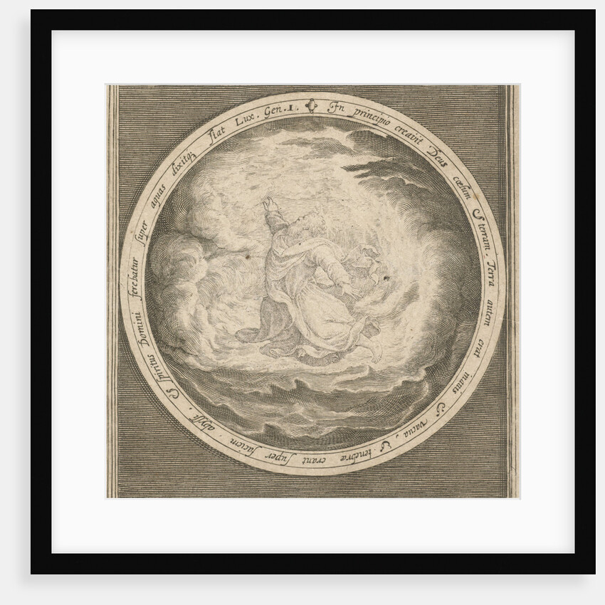 First day of creation: God creates heaven and earth by Nicolaes de Bruyn