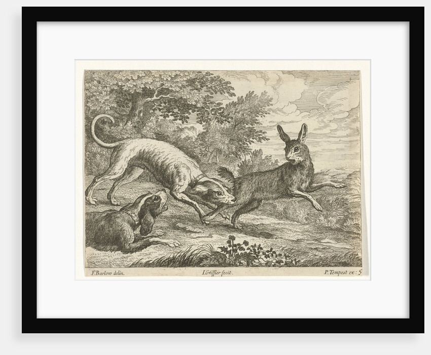 Hunting a hare by Pierce Tempest