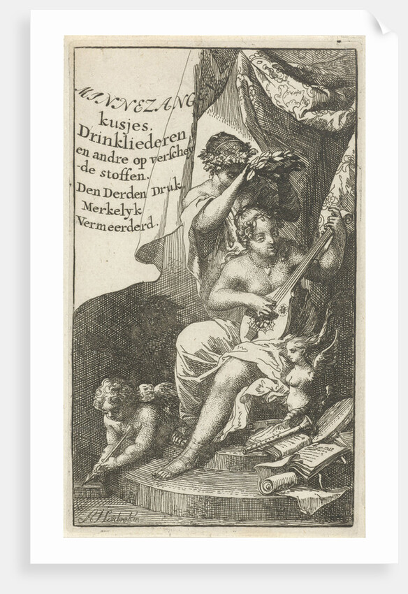 Venus crowned by Bacchus by Lucas Cloppenburg