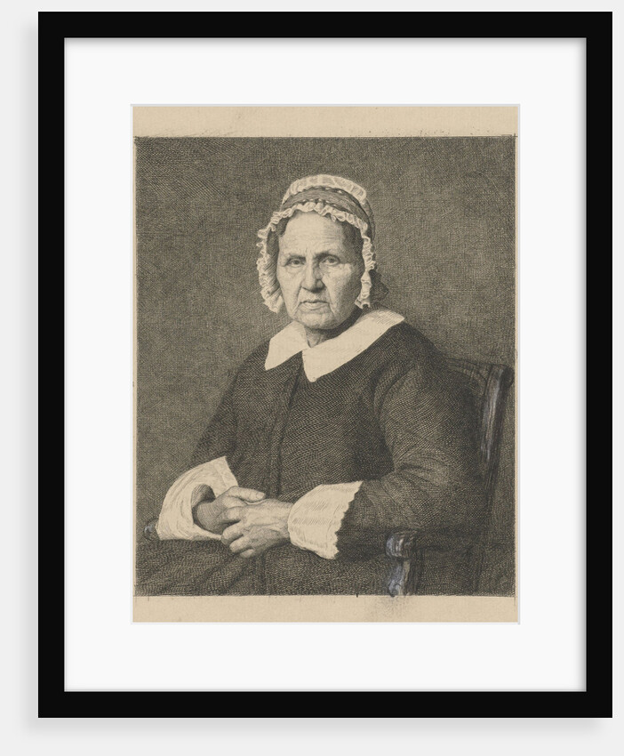 Portrait of the grandmother of Ferdinand Leenhoff by Ferdinand Leenhoff