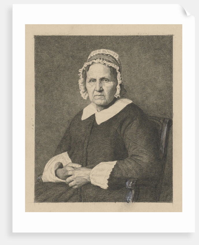 Portrait of the grandmother of Ferdinand Leenhoff by Ferdinand Leenhoff