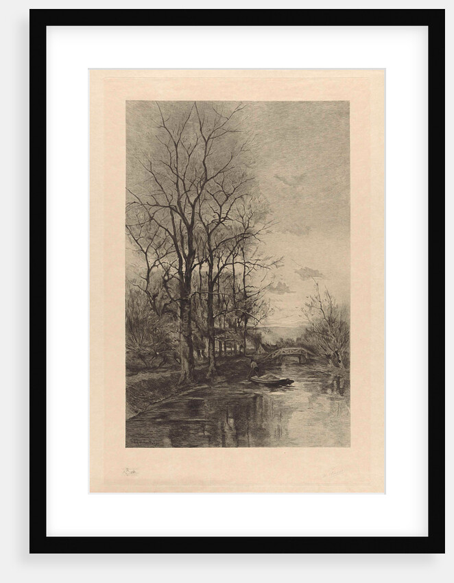 A man on a boat by Willem Steelink II