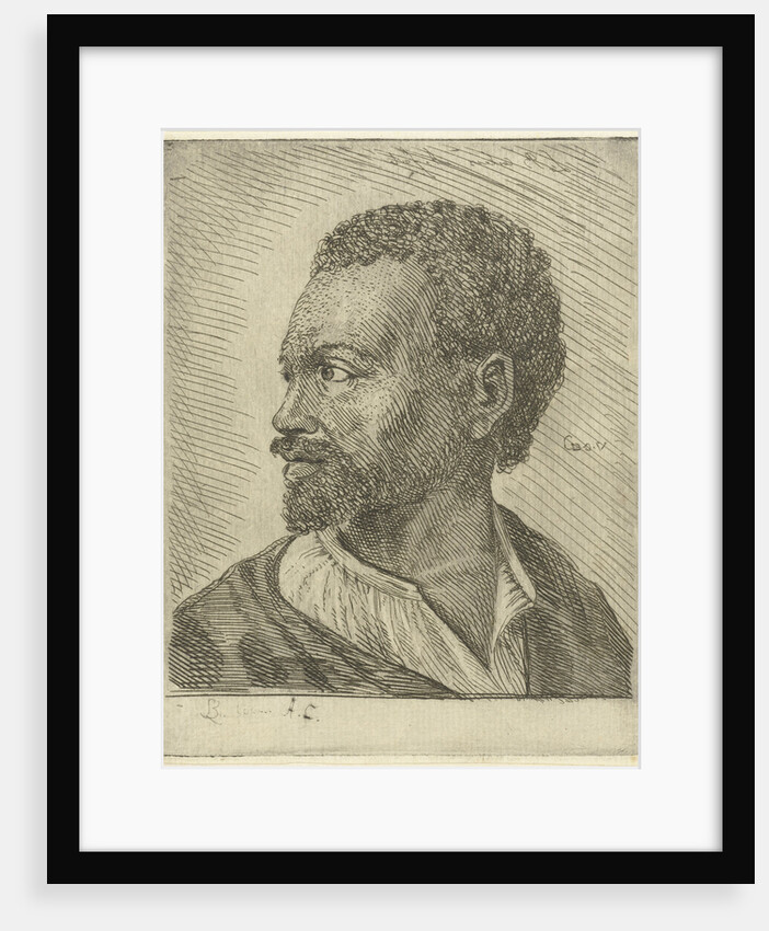 Portrait of an Abyssinian by Louis Bernard Coclers