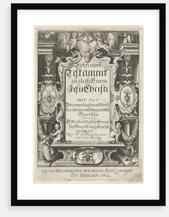 Title page for: That New Testament by Passchier van Wesbusch I