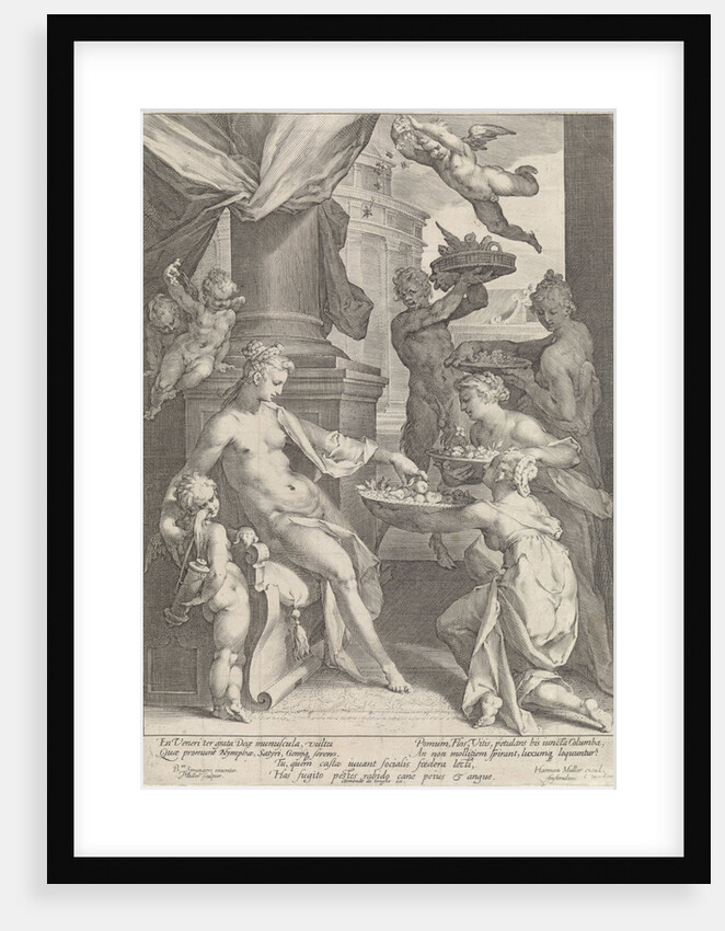 Venus Honored by Nymphs and a Faun by Harmen Jansz Muller