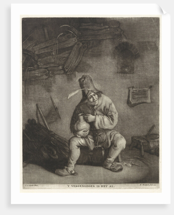 Man with a beer jug by Isaac van Ostade
