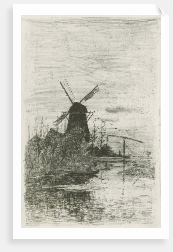 The fisherman by Fredericus Jacobus van Rossum du Chattel