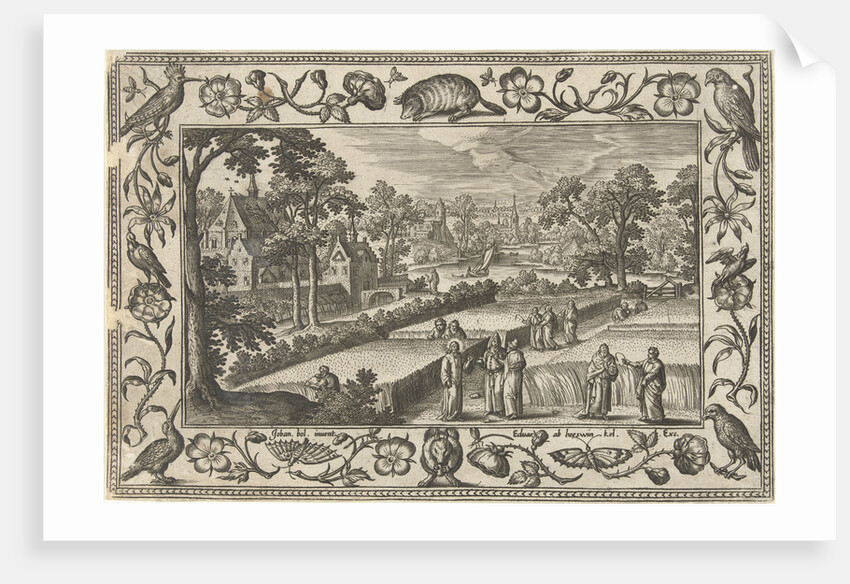 Picking corn on the Sabbath by Eduwart van Hoeswinckel