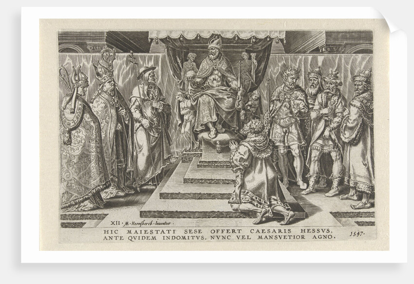 Surrender of the Landgrave of Hesse, 1547 by Dirck Volckertsz Coornhert