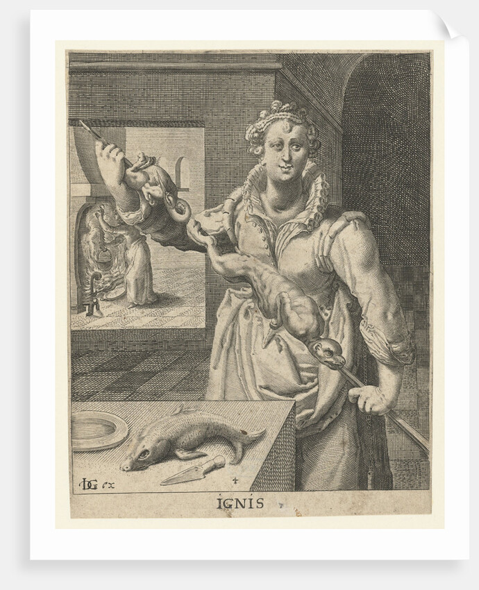 The element of fire by Jacob de Gheyn II