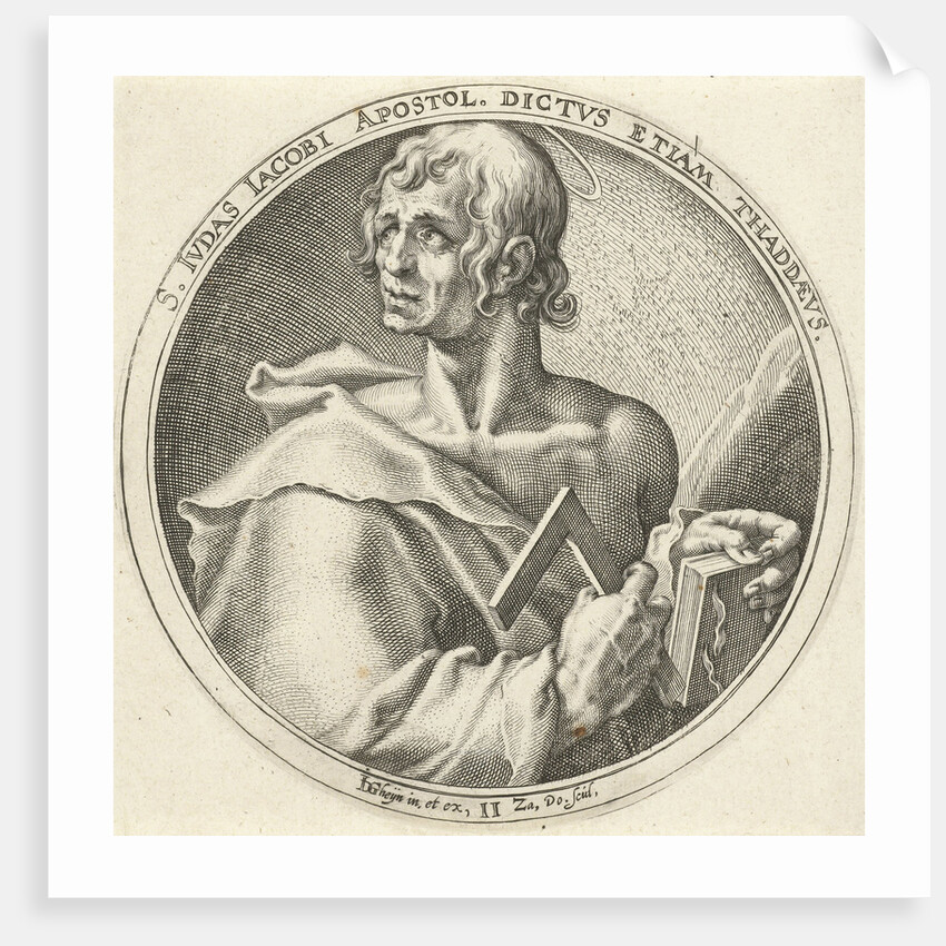 H Jude Thaddaeus by Jacob de Gheyn II