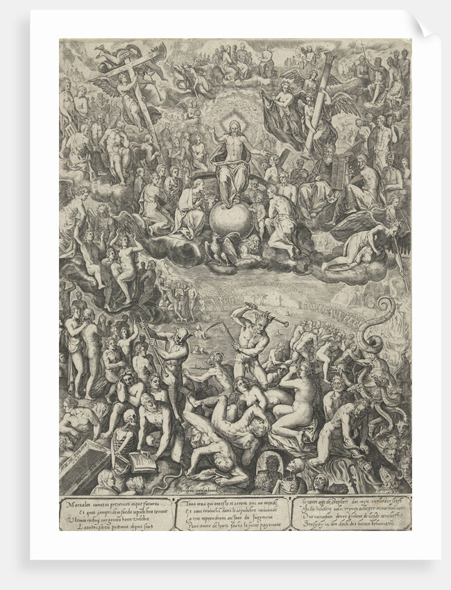 Last Judgment, Barbara van den Broeck by Hendrick Hondius