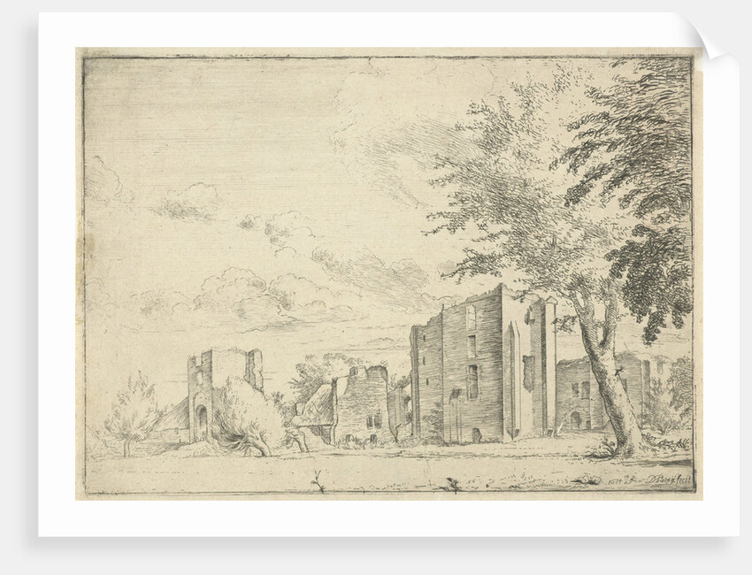 Ruin of castle Brederode by Dirck de Bray