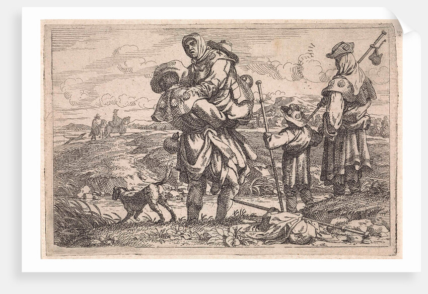 The pilgrims by Jan Baptist de Wael