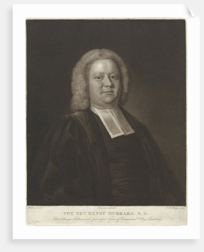 Portrait of Henry Hubbard by Freeman publisher