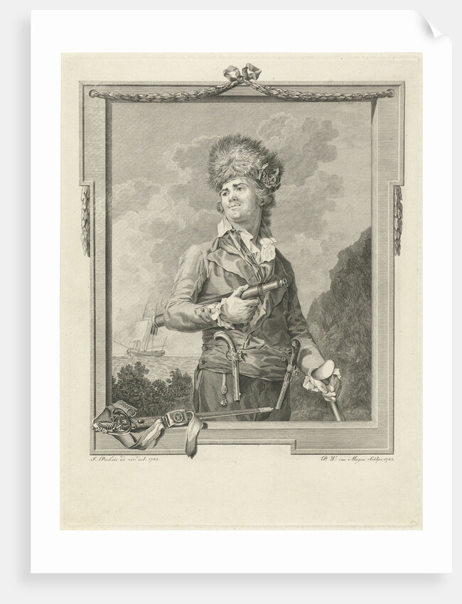 Portrait of Pierre le Turcq by Pieter Willem van Megen
