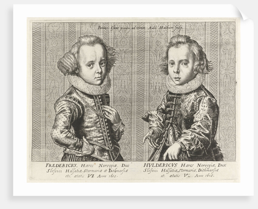 Portraits of Frederick III and Ulrich of Denmark by Pieter Isaacsz.