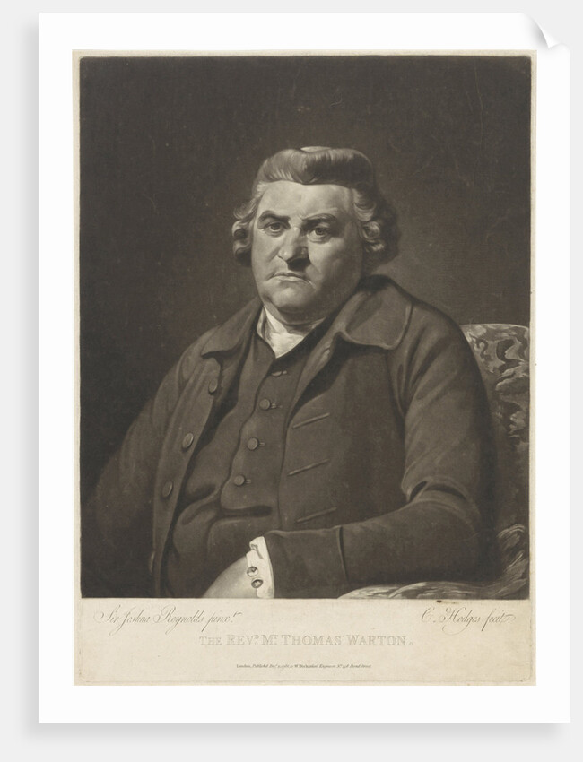 Portrait of Thomas Warton by William Dickinson