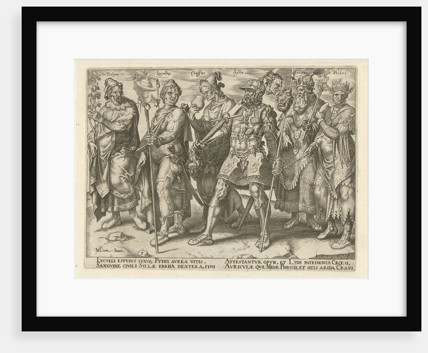 Famous and infamous rich people by Hadrianus Junius