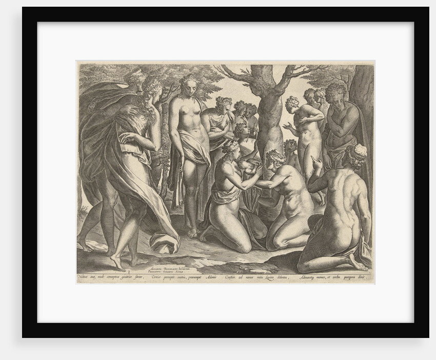 Birth of Adonis by Philips Galle