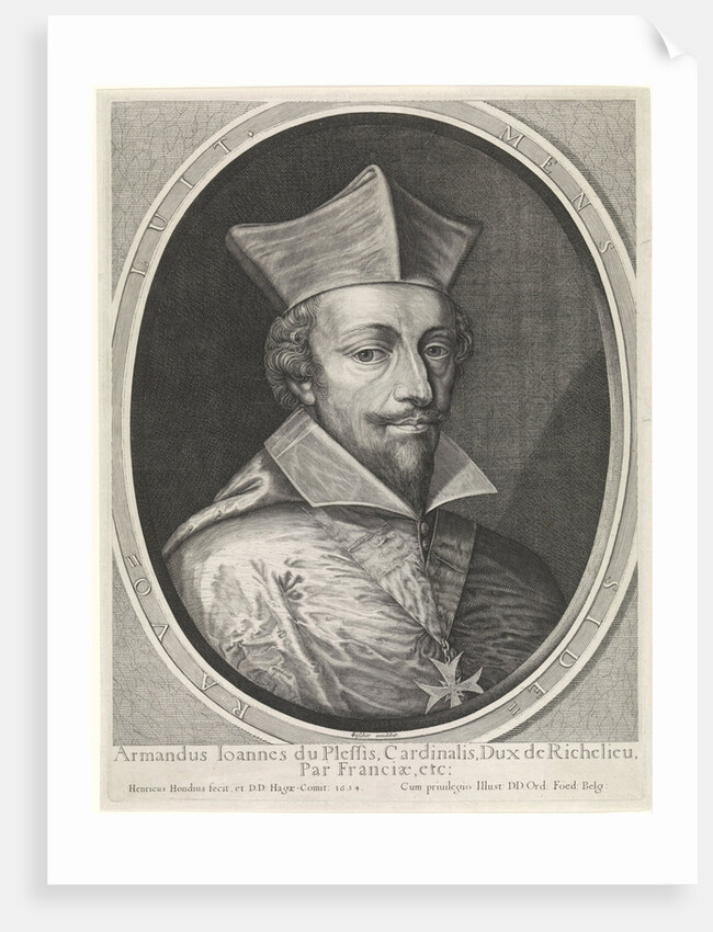 Portrait of Armand-Jean du Plessis, Duke of Richelieu by Staten Generaal
